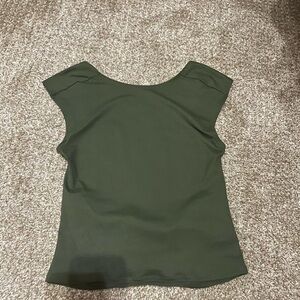 NWOT Army Green Going Out Top